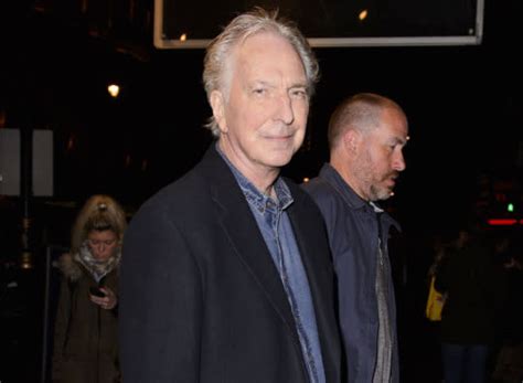 alan rickman last photo|Alan Rickman Dead: Last Picture Of Actor In Final Public。